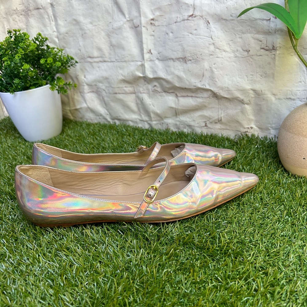 Stuart Weitzman Iridescent Flats - Picture 7 of 16